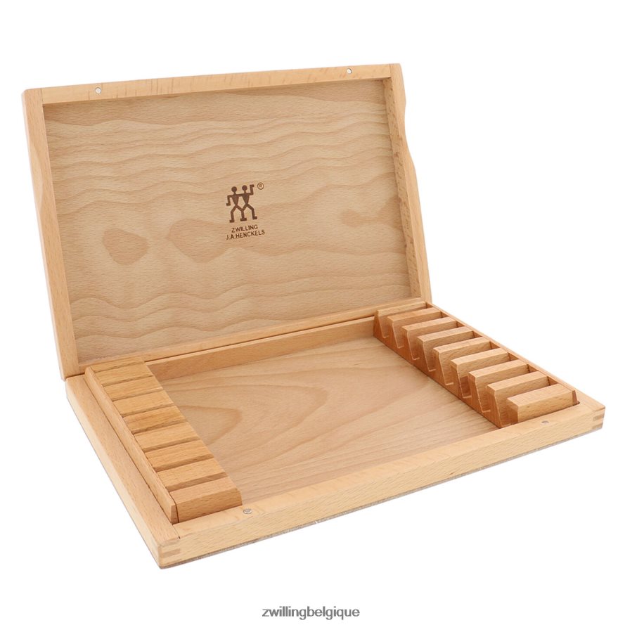 Zwilling Ensembles à steak Ensemble de 8 couteaux à steak en acier inoxydable avec coffret de présentation en bois coutellerie 206XHX52