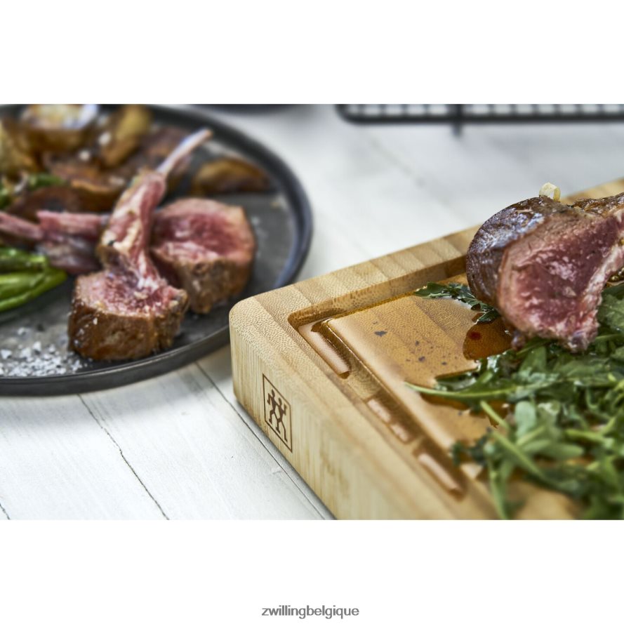 Zwilling planches à découper Planche à découper de 14 pouces x 10 pouces, bambou coutellerie 206XHX27