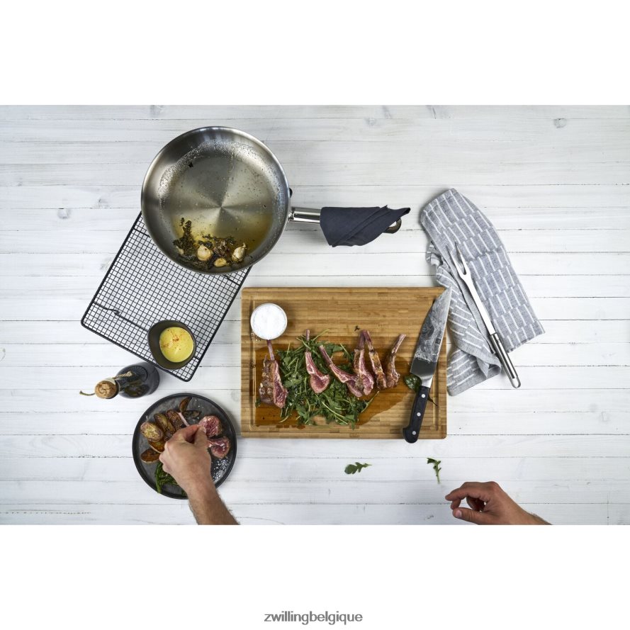 Zwilling planches à découper Planche à découper de 14 pouces x 10 pouces, bambou coutellerie 206XHX27