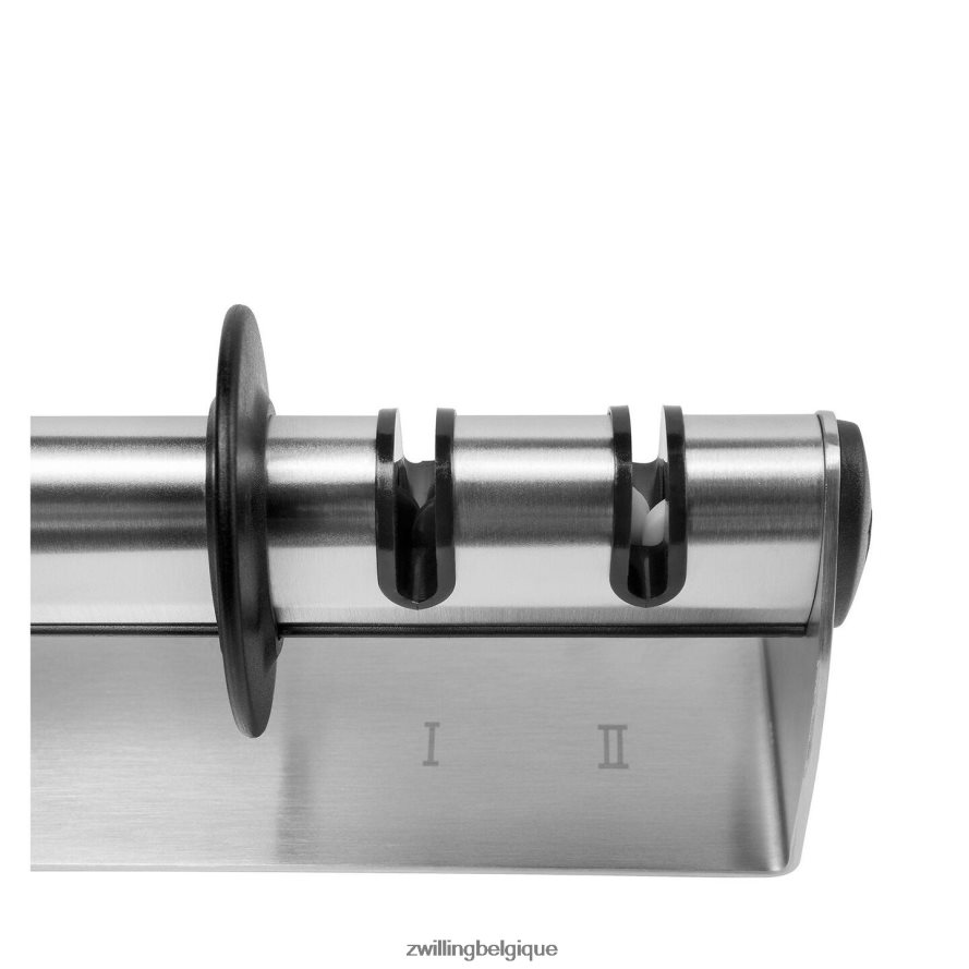 Zwilling Aiguiseur de couteaux portatif en acier inoxydable twinsharp duo, maintenance des bords coutellerie 206XHX233