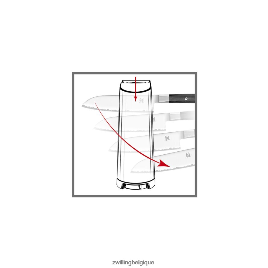 Zwilling entretien des bords affûteur de bords en V coutellerie 206XHX11