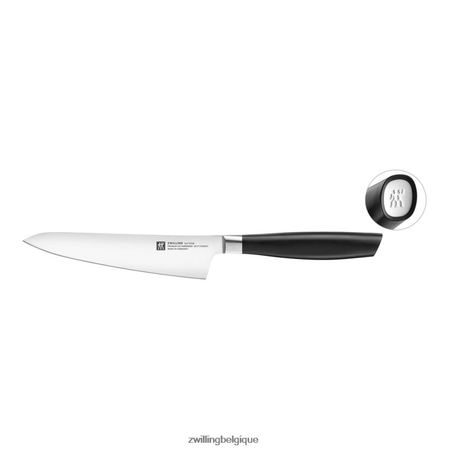 Zwilling all * star 5,5 pouces, couteau de chef compact, blanc coutellerie 206XHX352