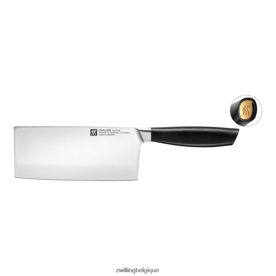 Zwilling all * star 7 pouces, couteau de chef chinois, or coutellerie 206XHX216