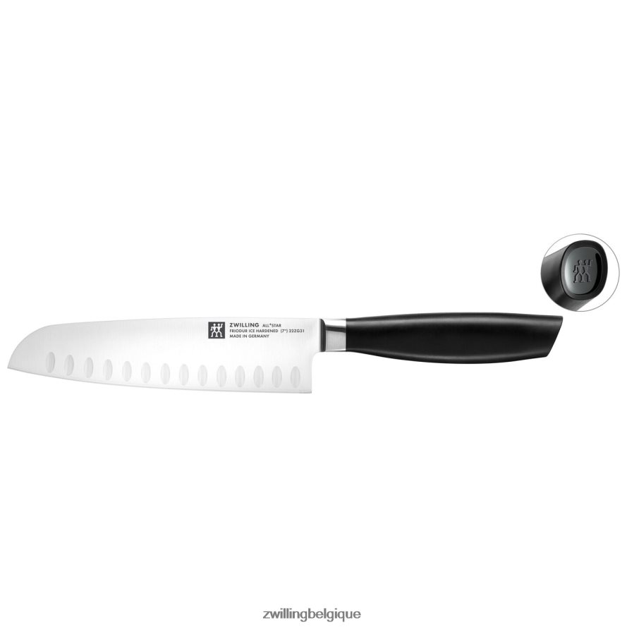 Zwilling all * star 7 pouces, santoku, noir mat coutellerie 206XHX313