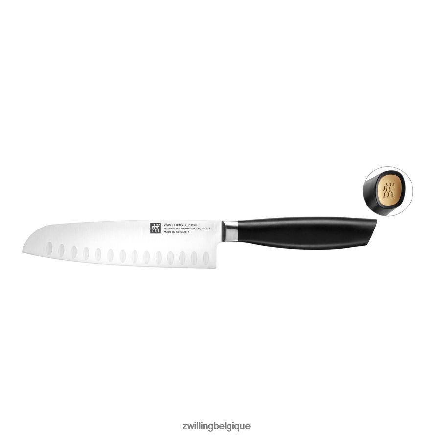 Zwilling all * star 7 pouces, santoku, or mat coutellerie 206XHX315