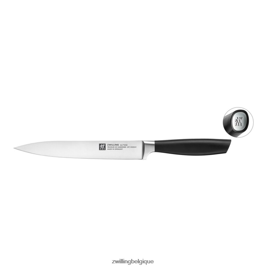 Zwilling all * star 8 pouces, couteau à découper, argent coutellerie 206XHX359