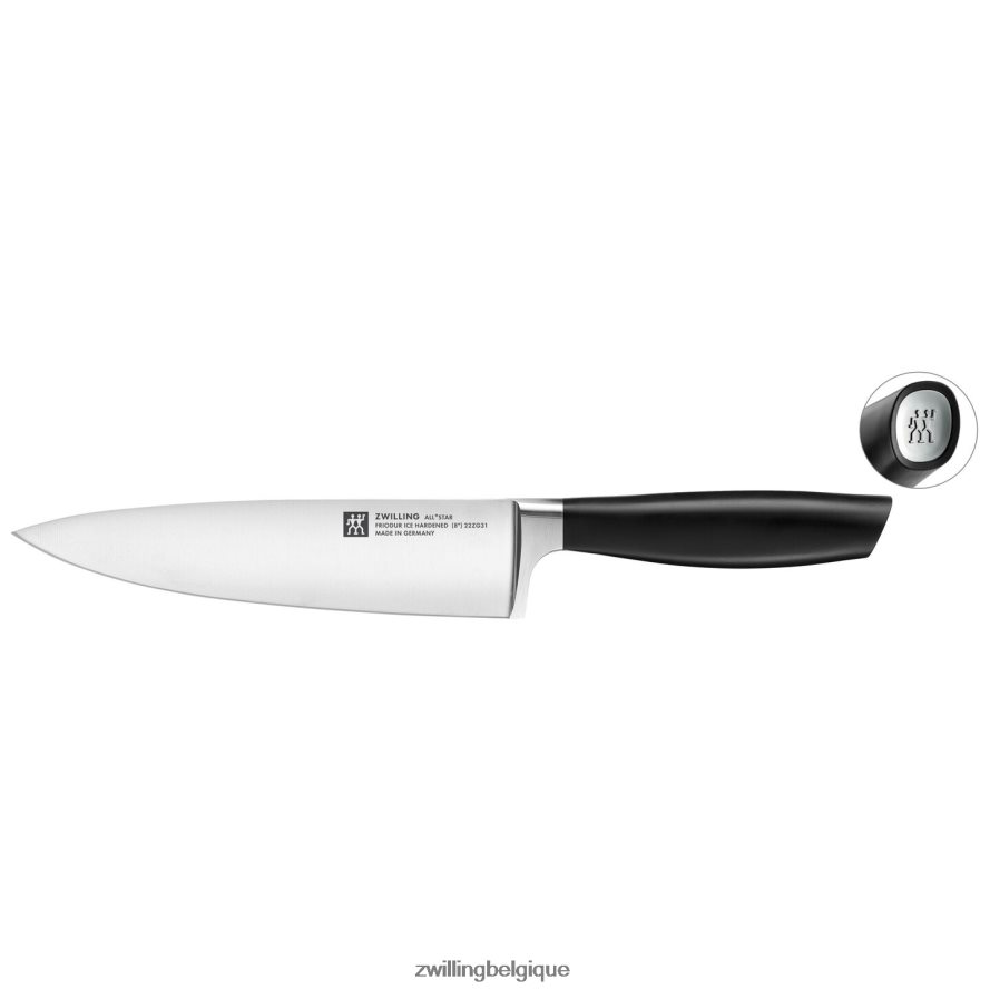 Zwilling all * star 8 pouces, couteau de chef, argent coutellerie 206XHX294