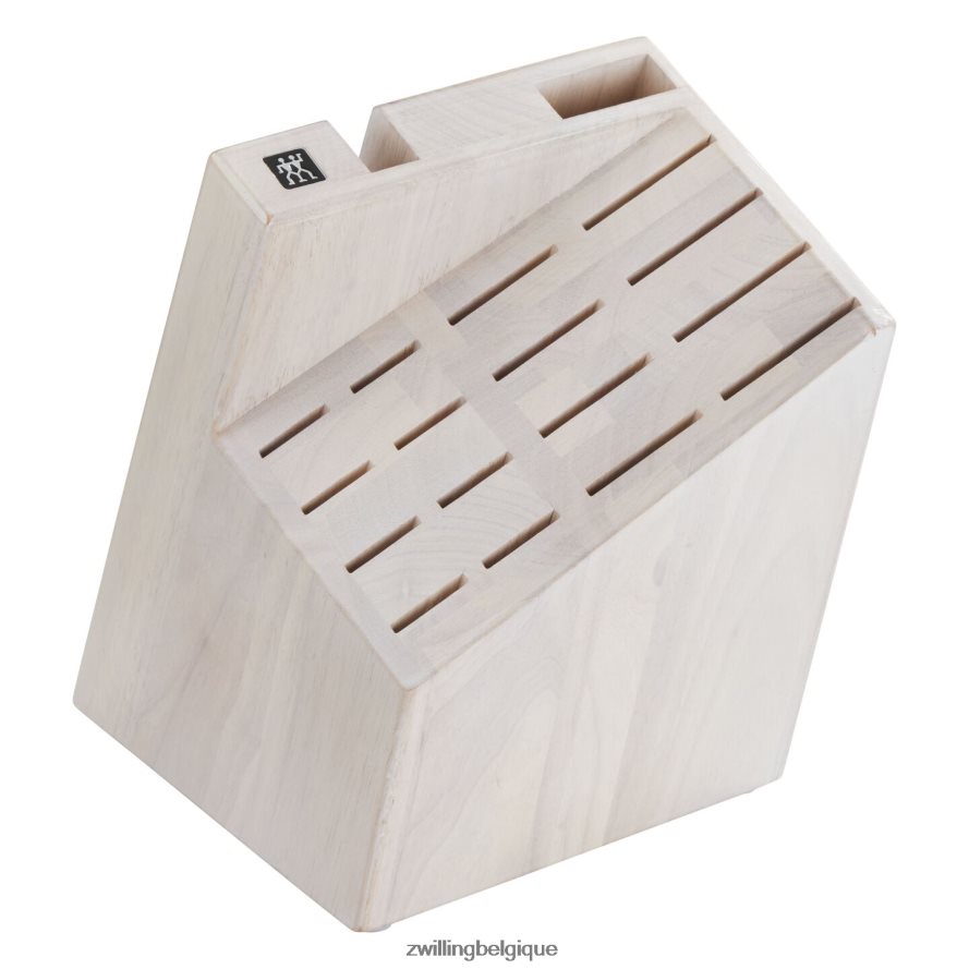 Zwilling Bloc à couteaux Storage Pro vide couleur blanc coutellerie 206XHX256