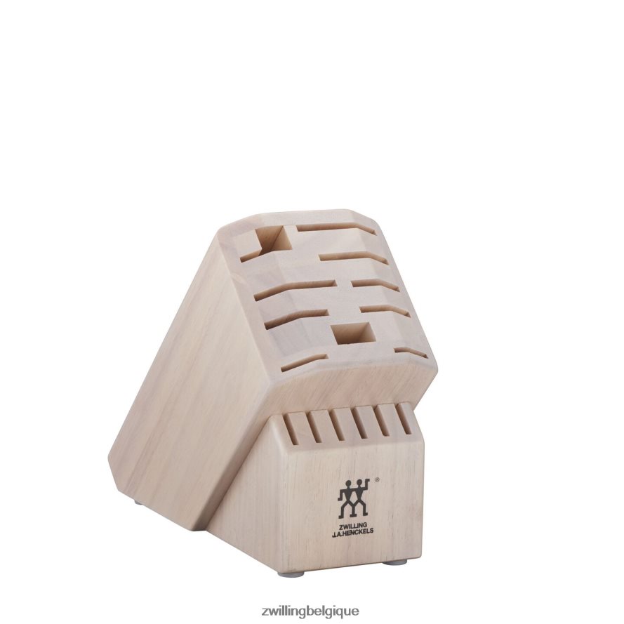 Zwilling bloc à couteaux blanc solide Storage Pro vide coutellerie 206XHX250