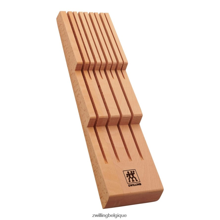 Zwilling bois de hêtre de rangement, organisateur de couteaux dans le tiroir coutellerie 206XHX139