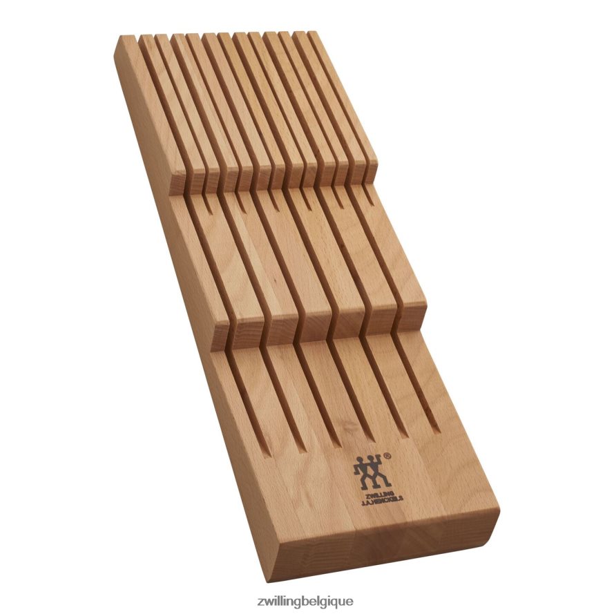 Zwilling bois de hêtre de rangement, organisateur de couteaux dans le tiroir coutellerie 206XHX70