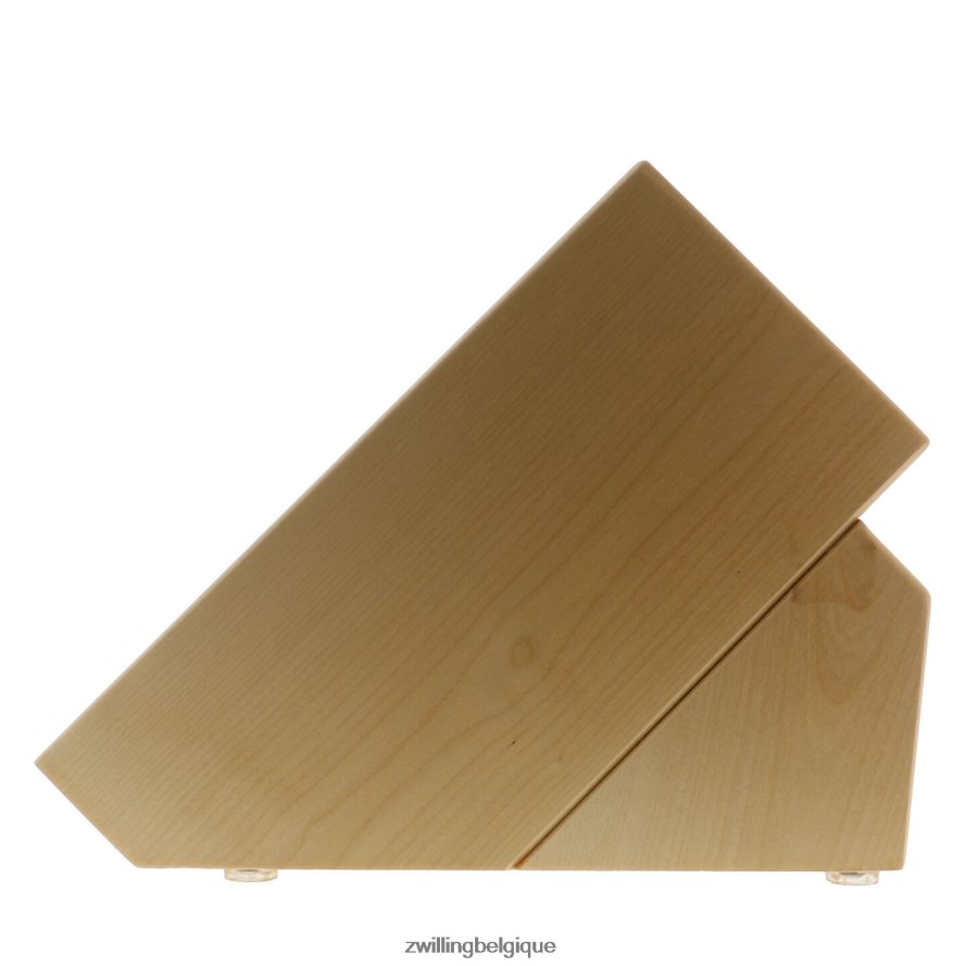 Zwilling cendres de stockage, bloc à couteaux en bois dur vide coutellerie 206XHX197