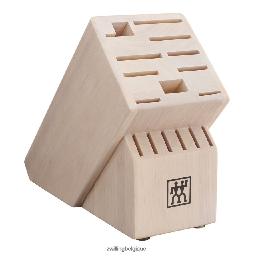 Zwilling cendres de stockage, cendres, double bloc à couteaux blanc massif vide coutellerie 206XHX446