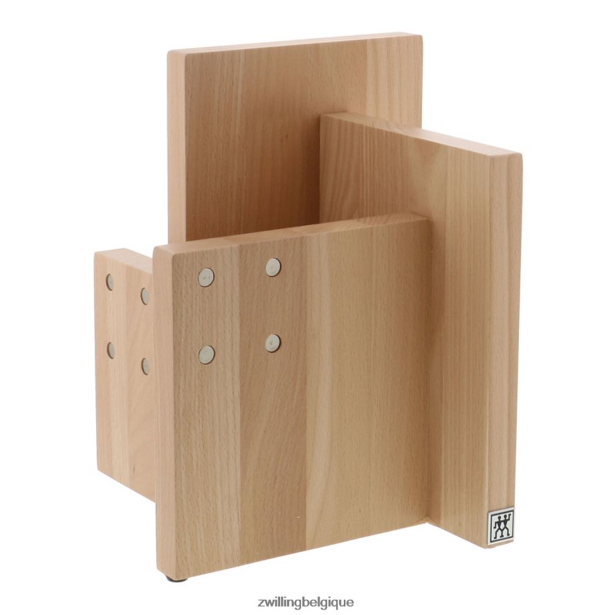 Zwilling hêtre de stockage, bois de hêtre, bloc magnétique italien carré - naturel coutellerie 206XHX269