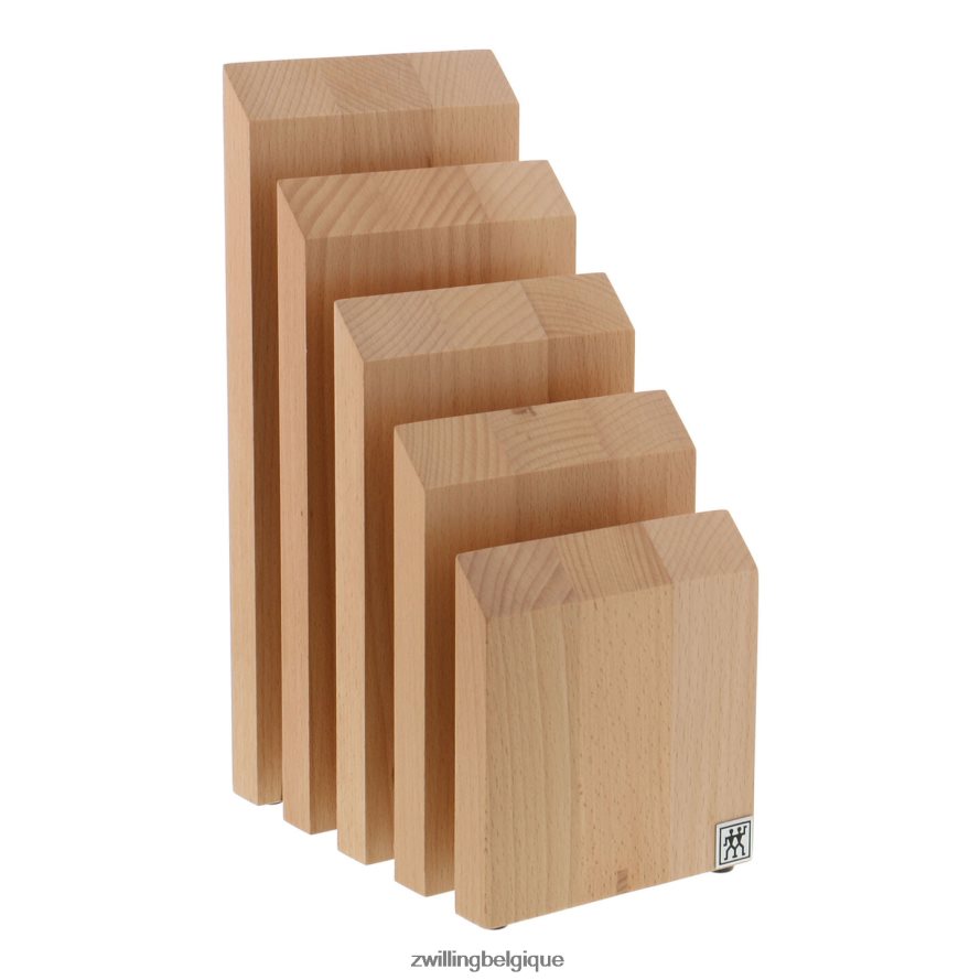Zwilling hêtre de stockage, bois de hêtre, bloc magnétique italien vertical - naturel coutellerie 206XHX190