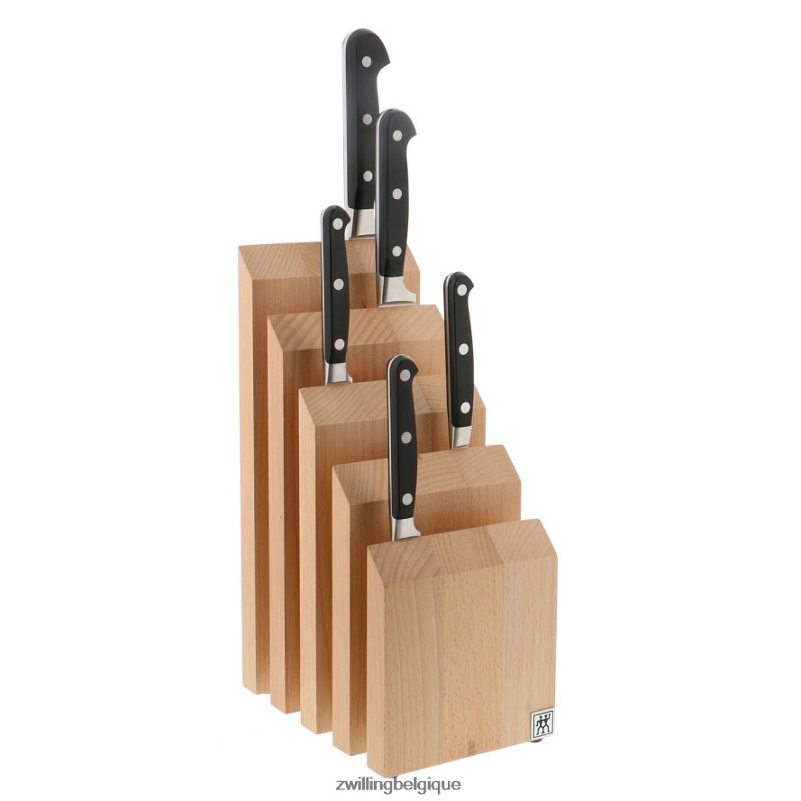 Zwilling hêtre de stockage, bois de hêtre, bloc magnétique italien vertical - naturel coutellerie 206XHX190