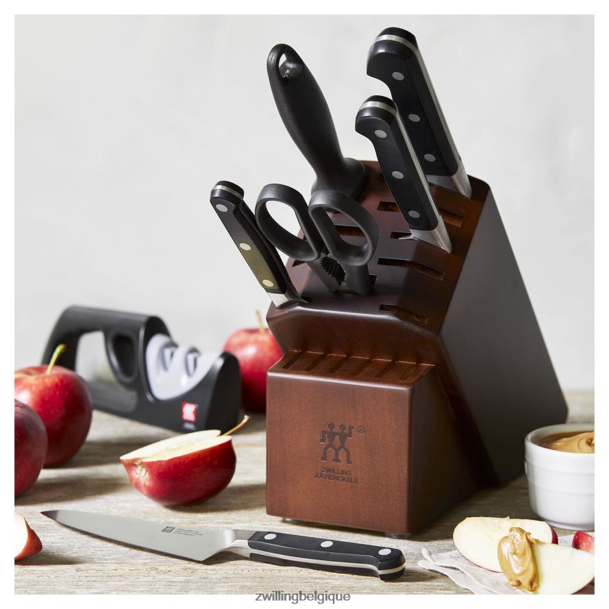 Zwilling pro 8 pièces, ensemble de blocs de couteaux coutellerie 206XHX4