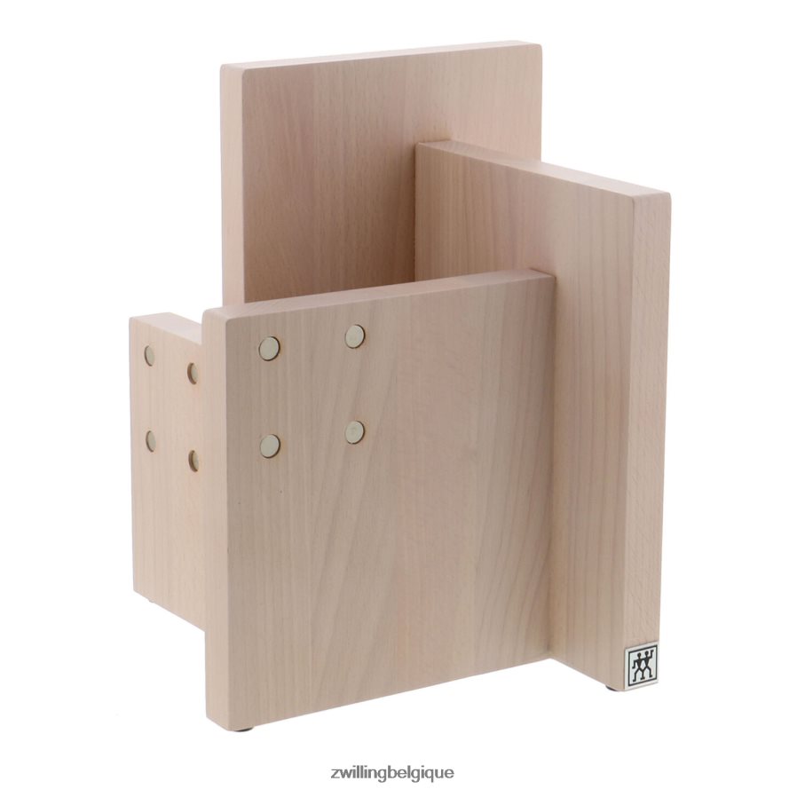 Zwilling rangement en hêtre, hêtre, bloc magnétique italien carré - blanc coutellerie 206XHX270