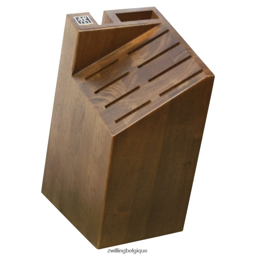 Zwilling rangement noyer, noyer, bloc couteau pro vide coutellerie 206XHX192