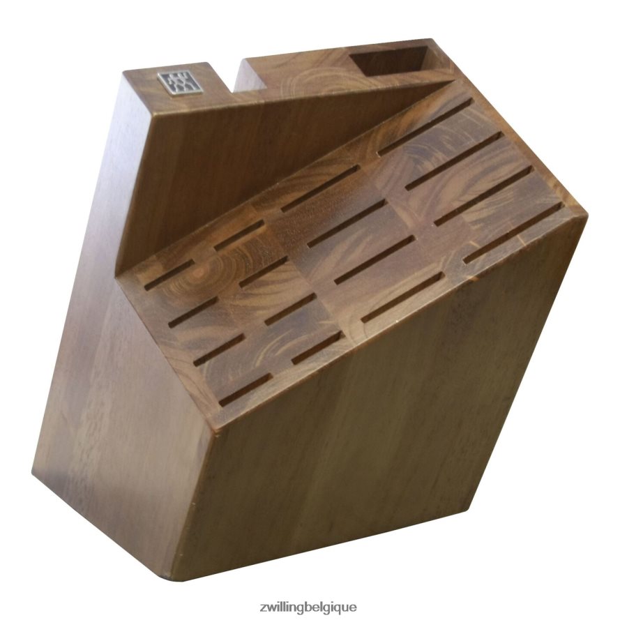 Zwilling rangement noyer, noyer, bloc couteau pro vide coutellerie 206XHX255