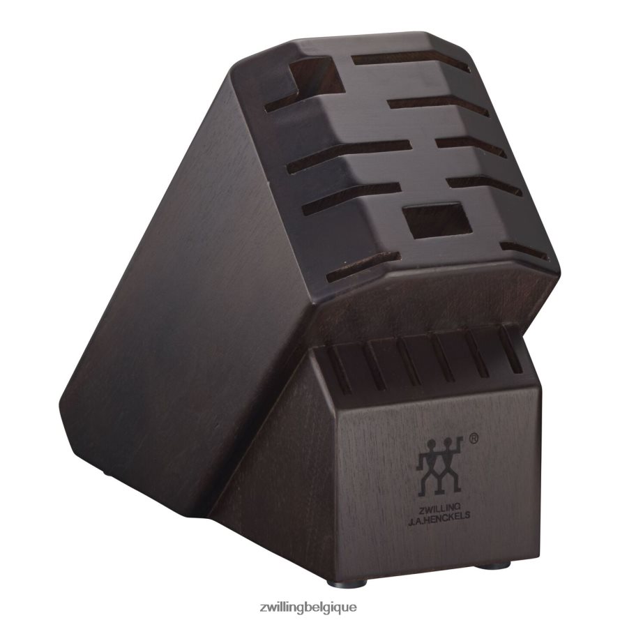 Zwilling rangement noyer, noyer, bloc couteau pro vide coutellerie 206XHX283