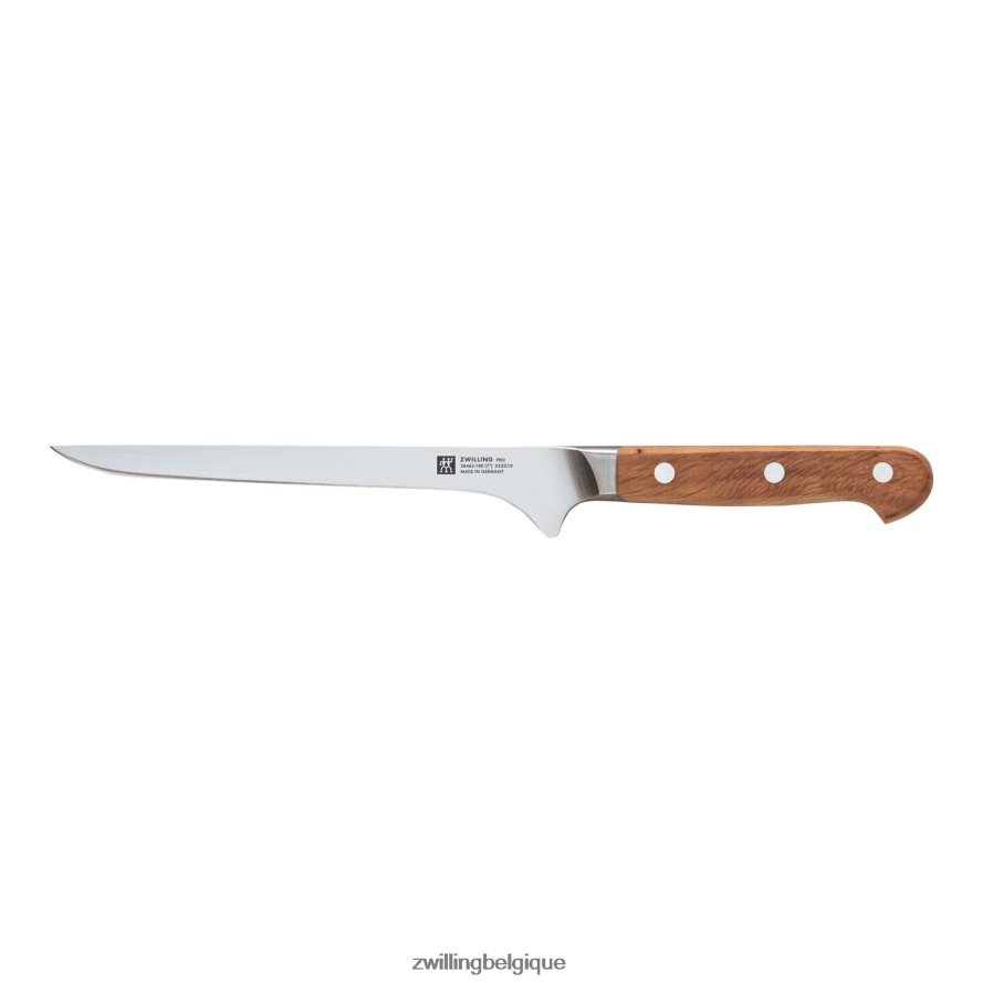 Zwilling pro holm oak 7 pouces, couteau à fileter coutellerie 206XHX407
