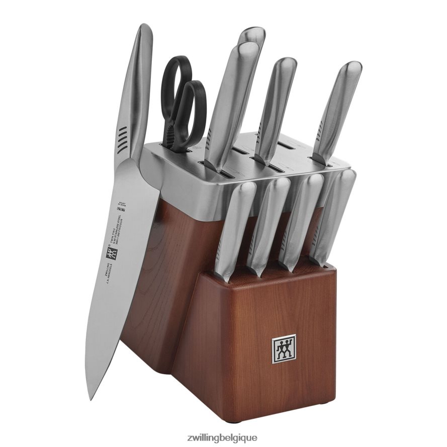 Zwilling Twin Fin II 11 pièces, jeu de blocs auto-affûtants coutellerie 206XHX402