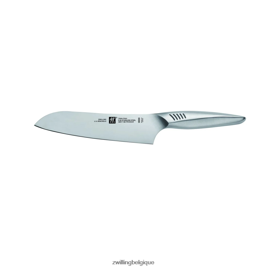Zwilling couteau santoku twin fin ii 7 pouces, tranchant fin coutellerie 206XHX411
