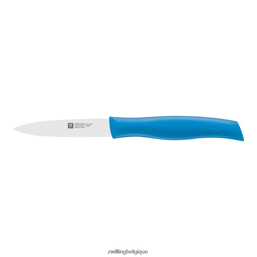 Zwilling Twin Grip 3,5 pouces, couteau d'office bleu coutellerie 206XHX424
