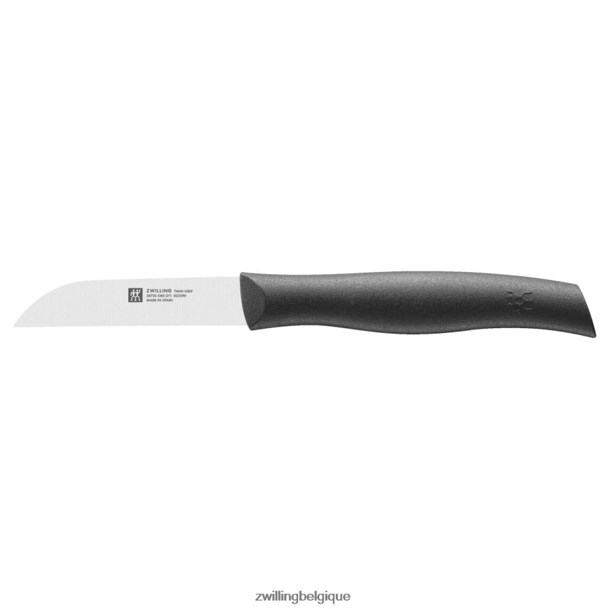 Zwilling couteau à légumes twin grip 3 pouces, noir coutellerie 206XHX6