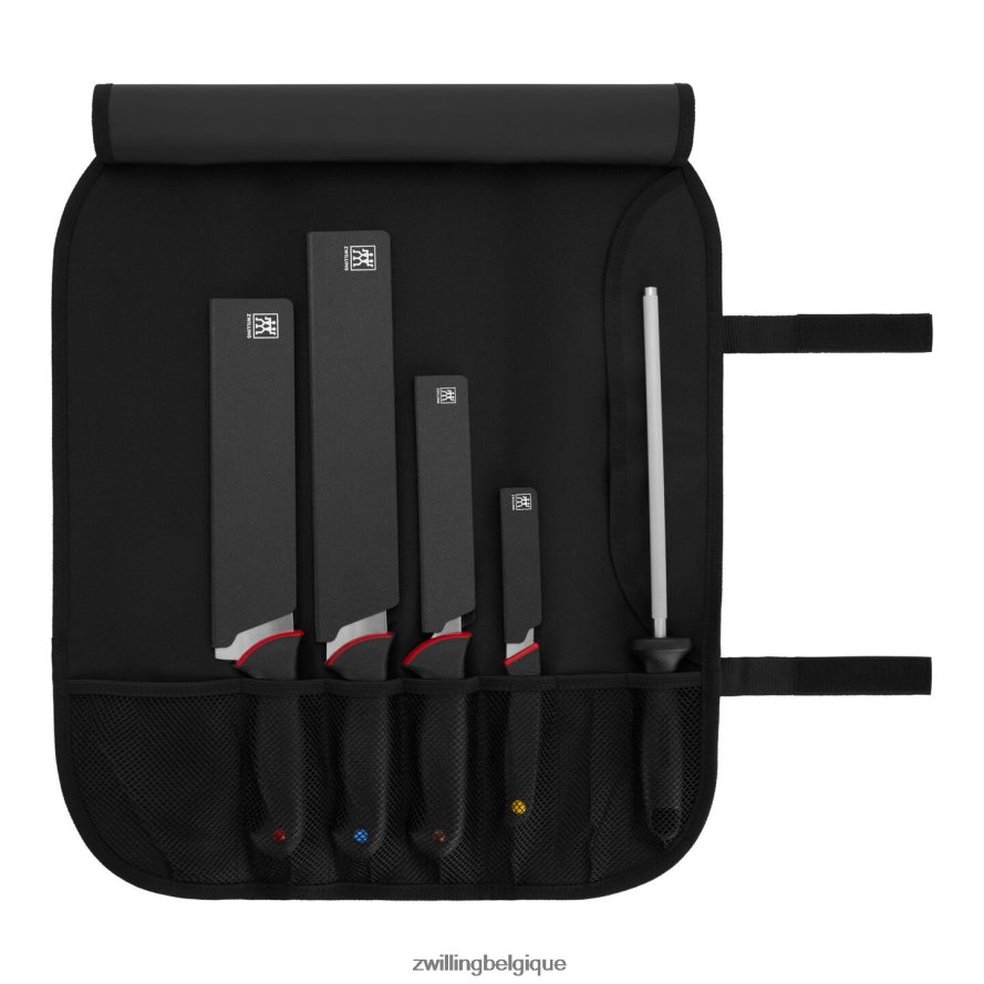 Zwilling le kit essentiel de 6 couteaux d\'école culinaire avec protège-lames coutellerie 206XHX237