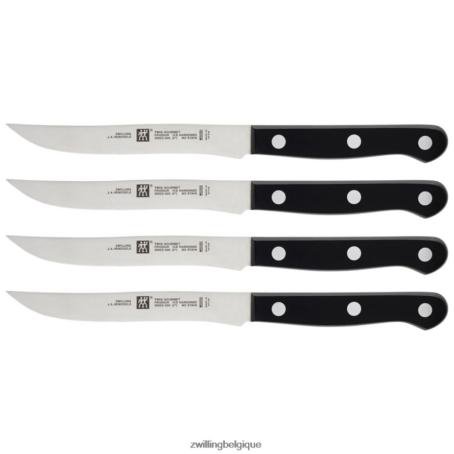Zwilling ensemble de couteaux à steak twin gourmet 4 pièces coutellerie 206XHX78