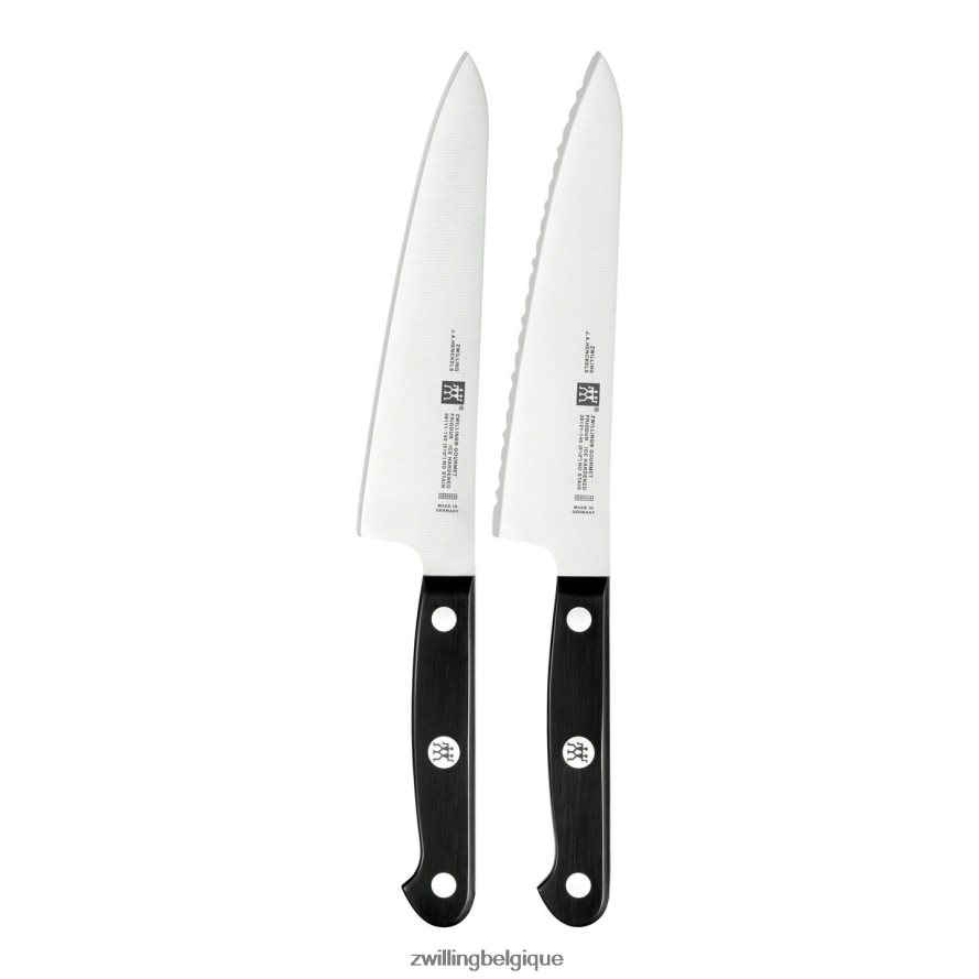 Zwilling ensemble de couteaux de préparation gourmet 2 pièces coutellerie 206XHX231