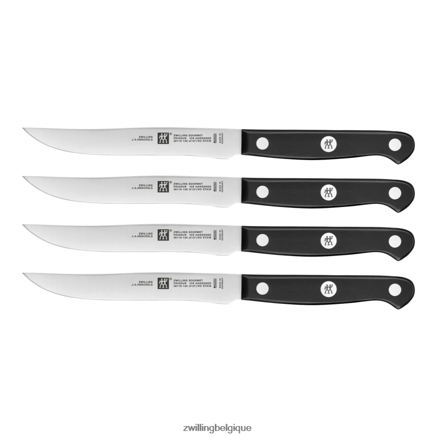 Zwilling gourmet 4 pièces, ensemble de couteaux à steak coutellerie 206XHX55