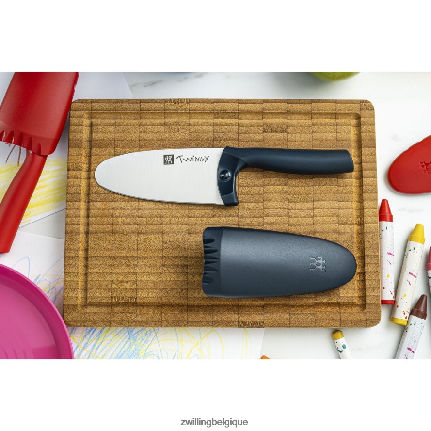 Zwilling twinny 4,25 pouces, couteau de chef, bleu coutellerie 206XHX97