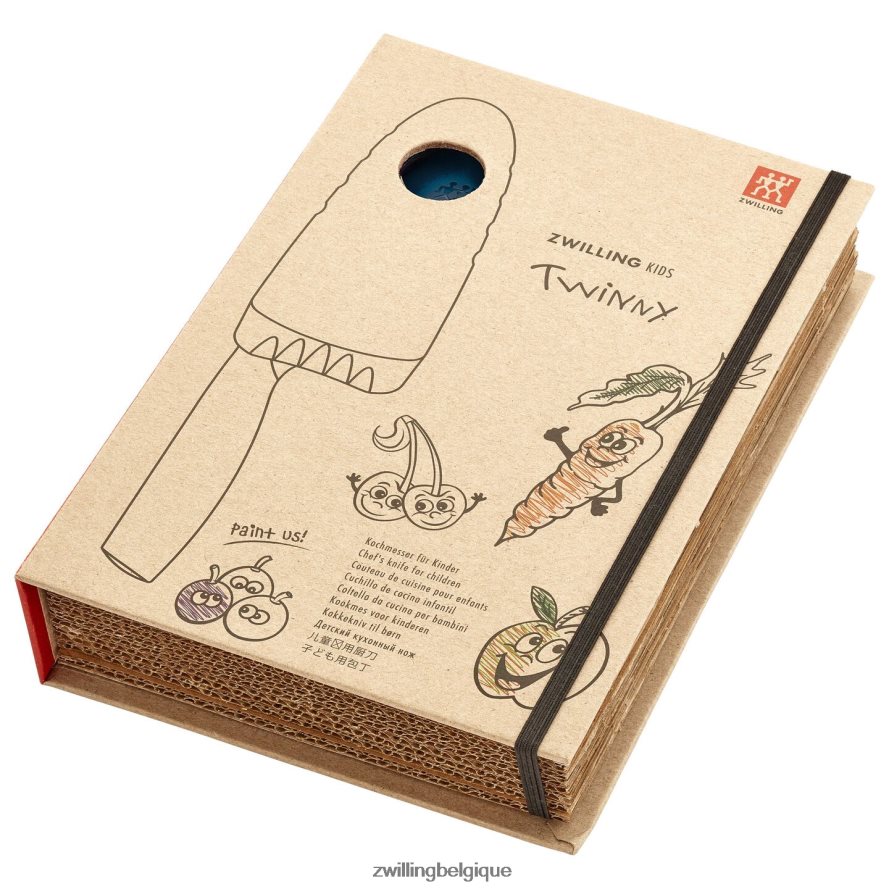 Zwilling twinny 4,25 pouces, couteau de chef, bleu coutellerie 206XHX97