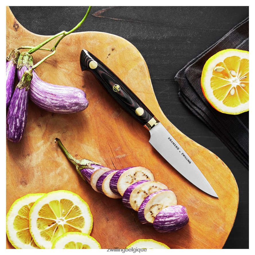 Zwilling Bob Kramer Carbon 2.0 3,5 pouces, couteau d\'office coutellerie 206XHX156