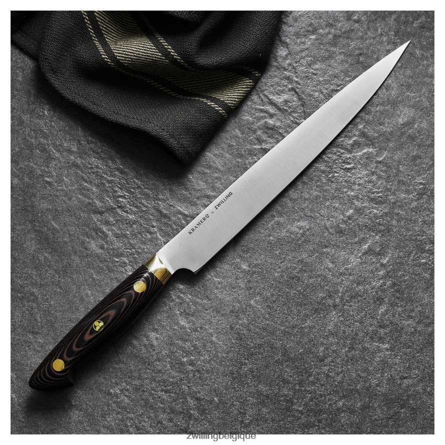 Zwilling Bob Kramer Carbon 2.0 9 pouces, couteau à trancher coutellerie 206XHX304