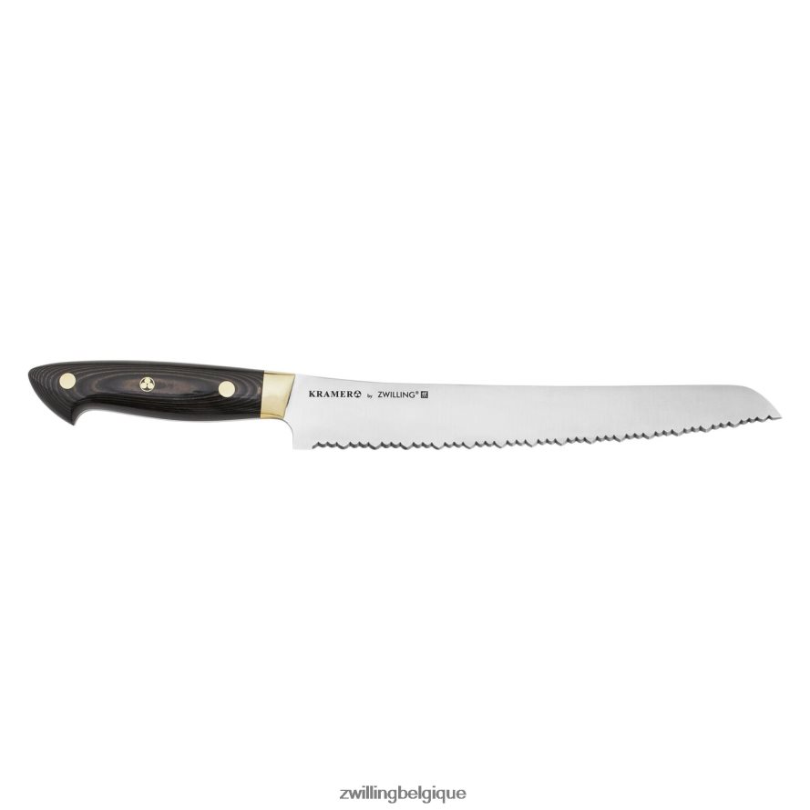 Zwilling bob Kramer carbone 2.0 10 pouces, couteau à pain coutellerie 206XHX288