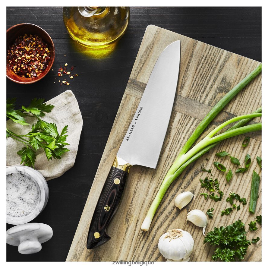 Zwilling bob kramer carbone 2.0 7 pouces, santoku coutellerie 206XHX166