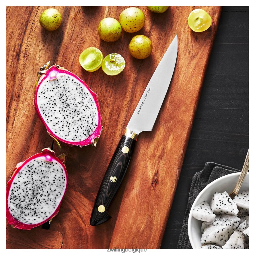 Zwilling couteau utilitaire Bob Kramer Carbon 2.0 de 5 pouces, bord fin coutellerie 206XHX181