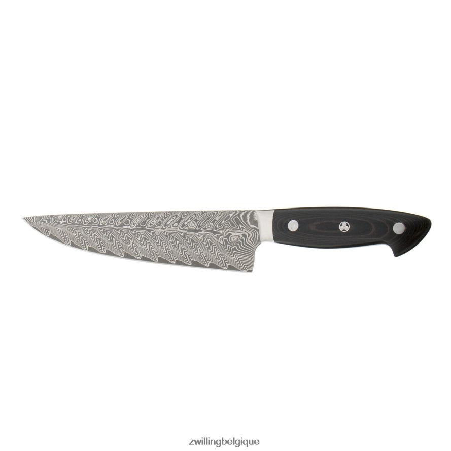 Zwilling Kramer - Euroline Stainless Damascus Collection 8 pouces, couteau de chef étroit coutellerie 206XHX195