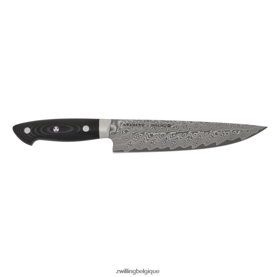 Zwilling Kramer - Euroline Stainless Damascus Collection 8 pouces, couteau de chef étroit coutellerie 206XHX195