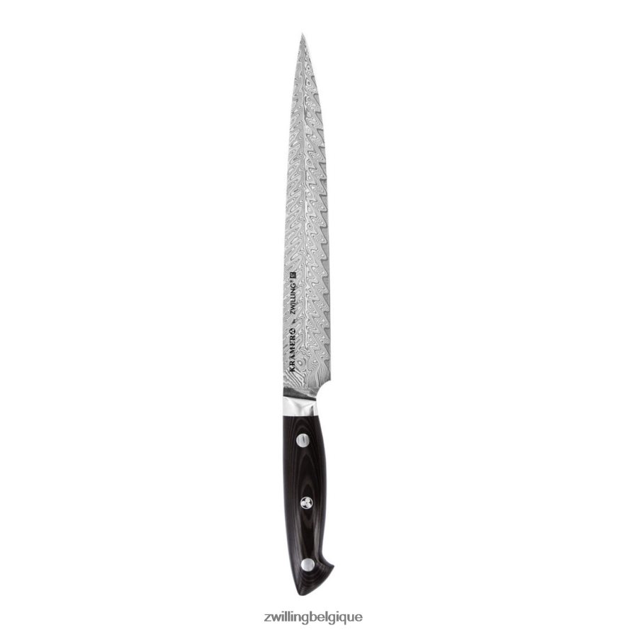 Zwilling Kramer - collection euroline inox damas 7 pièces, ensemble de blocs à couteaux, marron coutellerie 206XHX200