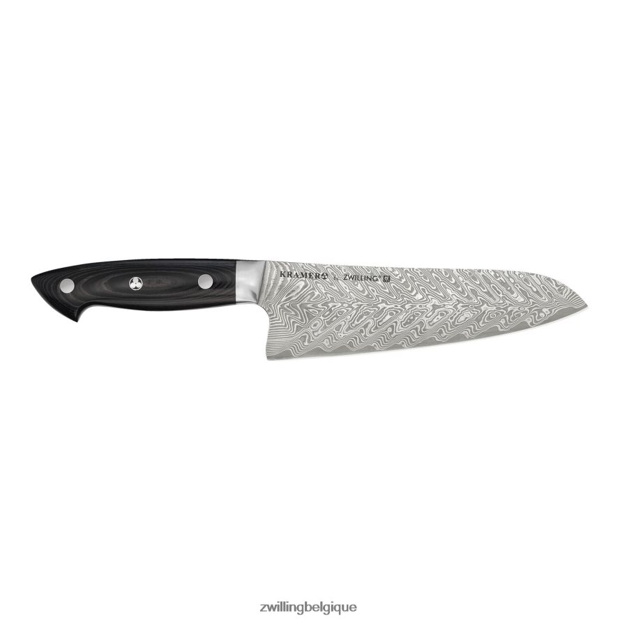 Zwilling Kramer - collection euroline inox damas 7 pouces, couteau santoku à bord fin coutellerie 206XHX129