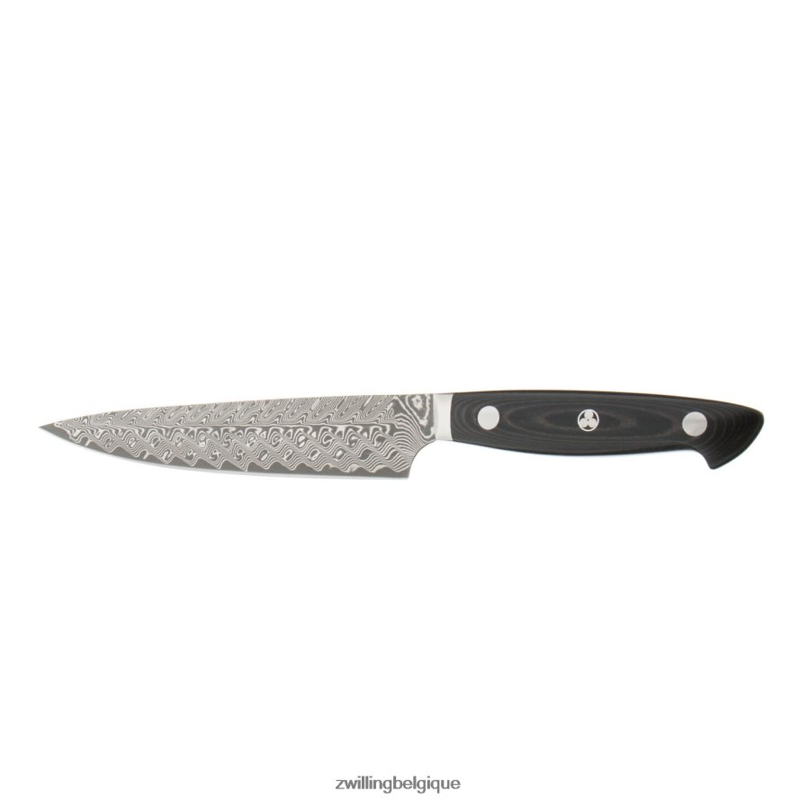 Zwilling Kramer - couteau de préparation euroline damascus collection 5,5 pouces, bord fin coutellerie 206XHX252
