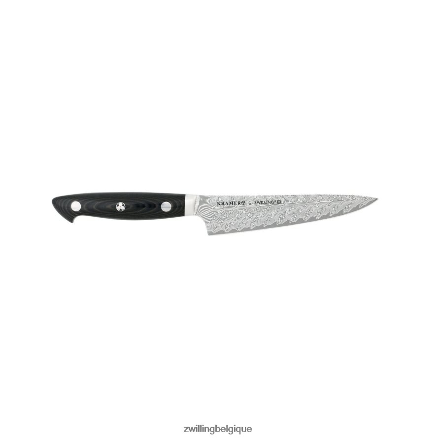 Zwilling Kramer - couteau de préparation euroline damascus collection 5,5 pouces, bord fin coutellerie 206XHX252