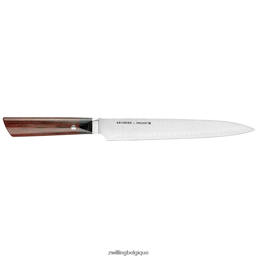 Zwilling bob Kramer - Meiji 7 pièces, ensemble de blocs à couteaux, marron coutellerie 206XHX187