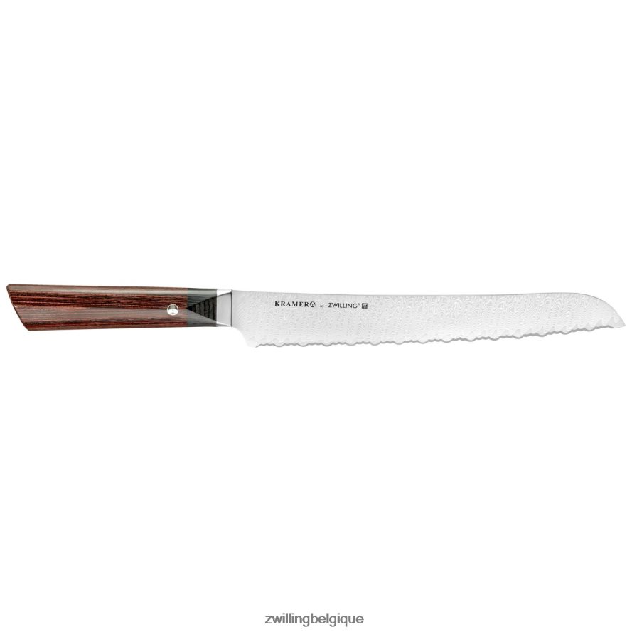 Zwilling bob Kramer - Meiji 7 pièces, ensemble de blocs à couteaux, marron coutellerie 206XHX187