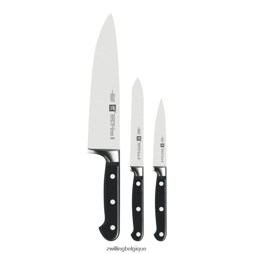 Zwilling Professional S 3 pièces, ensemble de couteaux de démarrage coutellerie 206XHX86